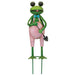 Frog Stake 15" Pink