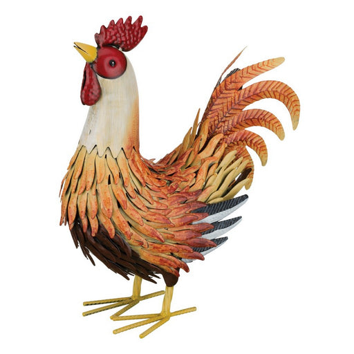 Sunburst Rooster Decor Small