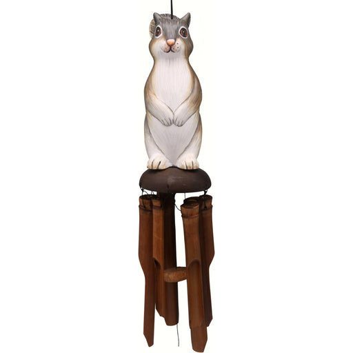 Squirrel Bamboo Windchime