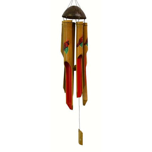 Cardinal Medium Simple Bamboo Chime