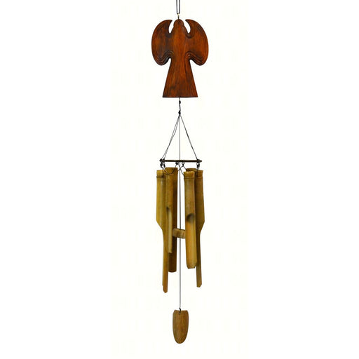 Wooden Angel Bamboo Chime