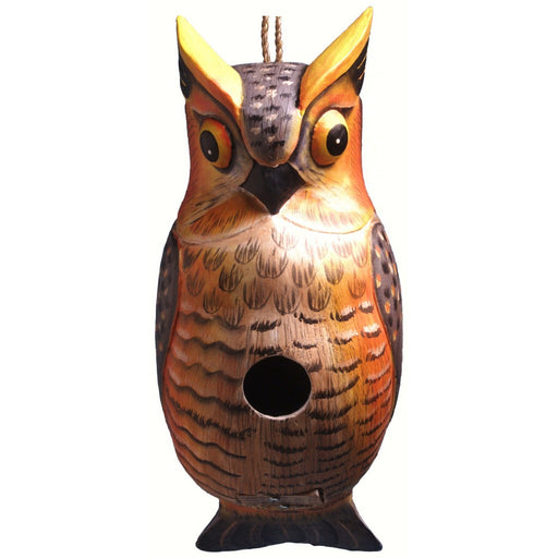 Great Horned Owl Birdhouse