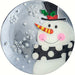 Platter - Snowman - Grey/Blue - 12.25 in Round