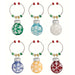 Wine Charms - Snowflake - S/6